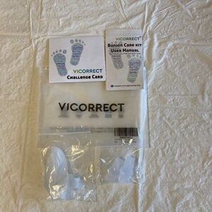 Vicorrect 4 Piece Bunion Care Kit w/Directions New!